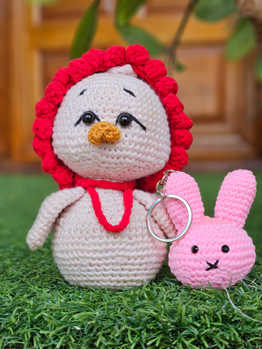 Premium Crochet Duck Hamper (with Free Matching Keychain)