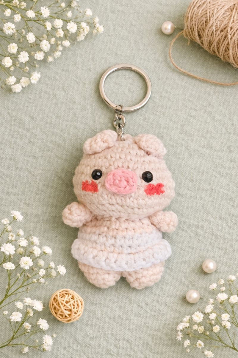 Single Keychain – Pig (P150)
